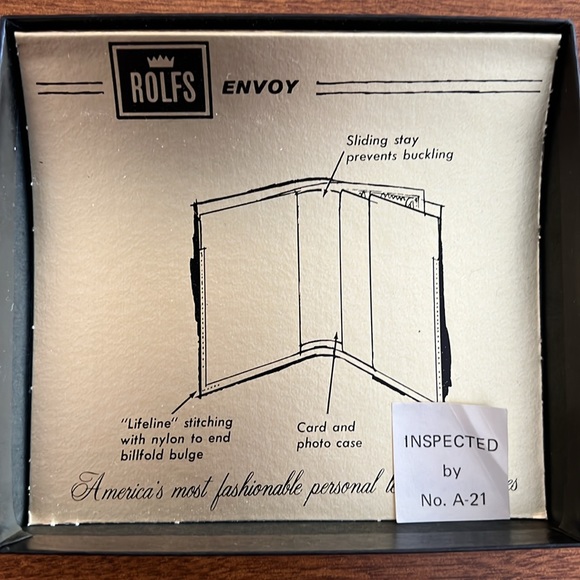 ๐HP๐ Vintage Rolfs Envoy Wallet - Picture 2 of 6